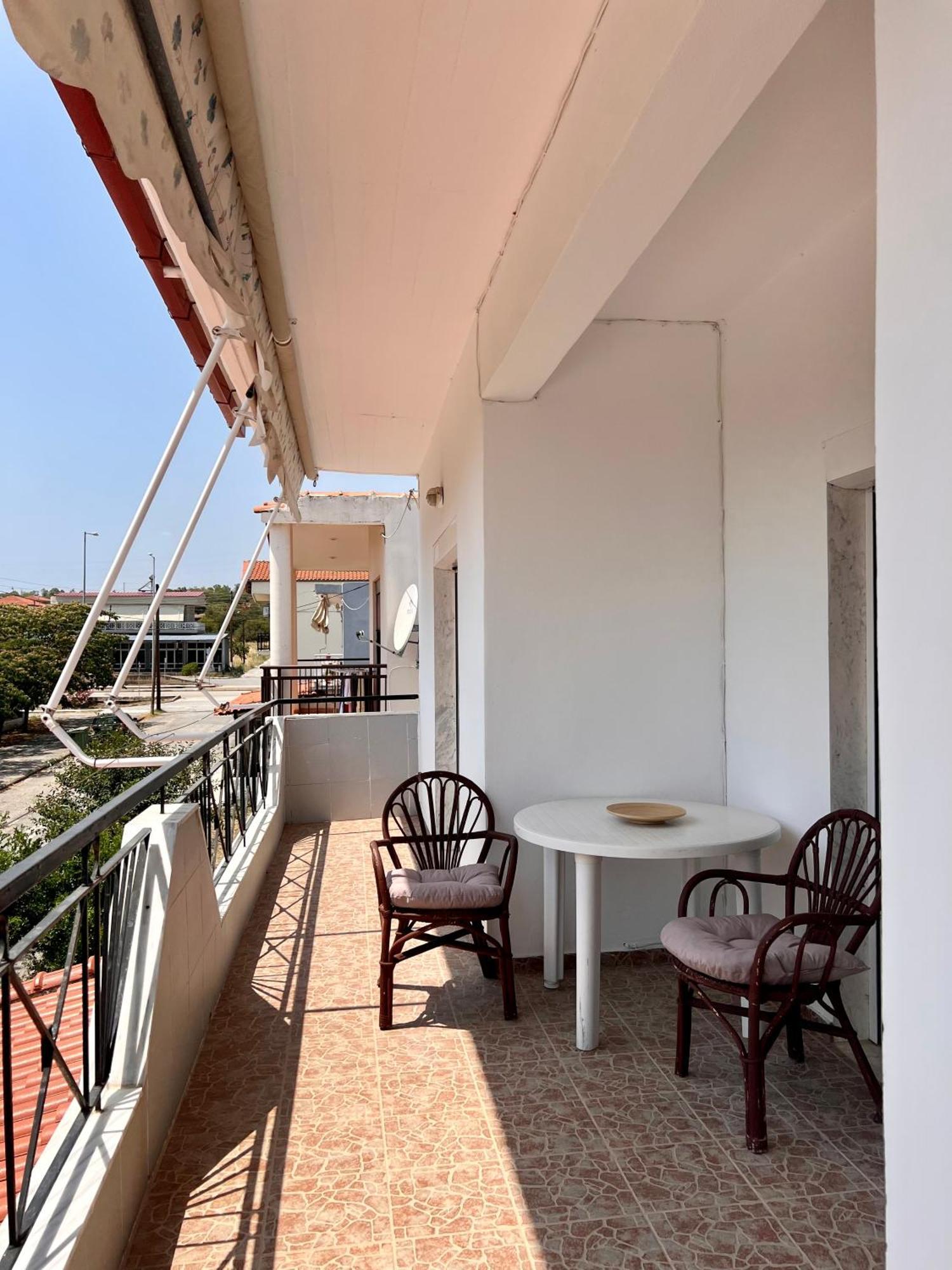 Dimitra House Entire Apartment With Balcony And View Pherrai Exterior photo