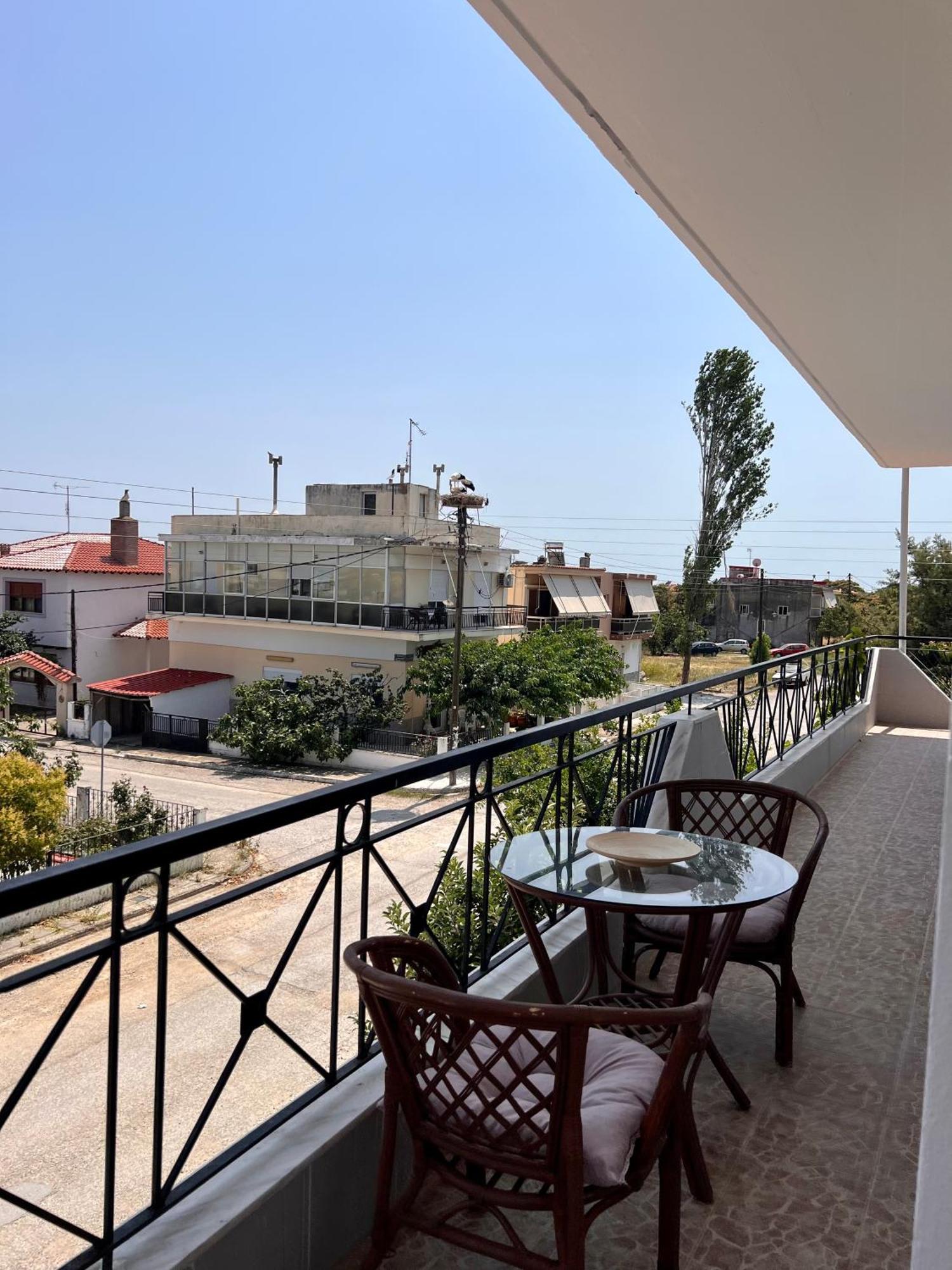 Dimitra House Entire Apartment With Balcony And View Pherrai Exterior photo